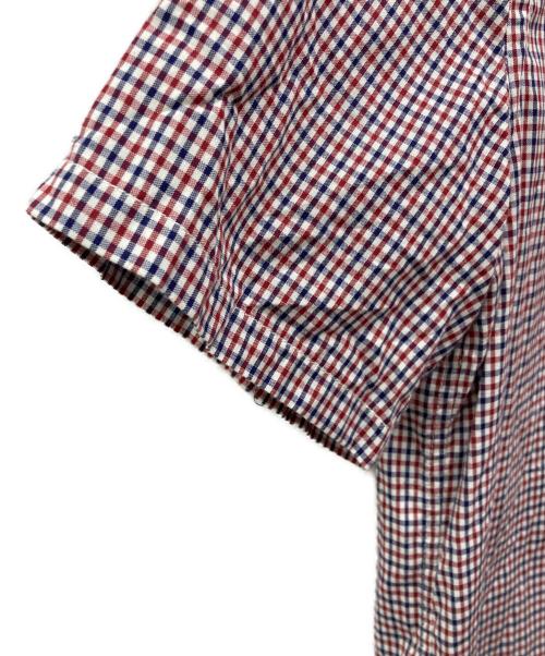 PRADA（プラダ）PRADA (プラダ) S/S チェックシャツ/8C334 8141 レッド サイズ:39の古着・服飾アイテム