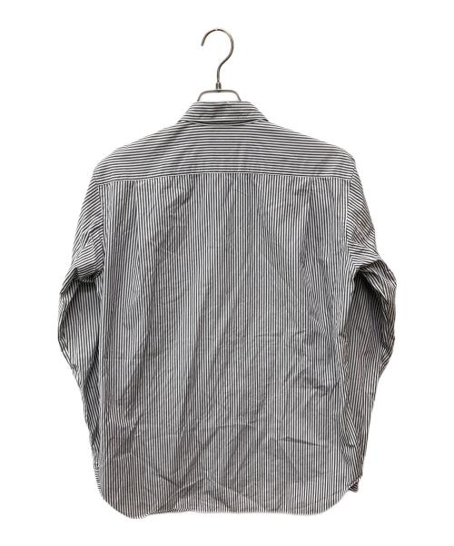 COMME des GARCONS HOMME PLUS（コムデギャルソンオムプリュス）COMME des GARCONS HOMME PLUS (コムデギャルソンオムプリュス) ストライプシャツ グレー サイズ:Ｓの古着・服飾アイテム