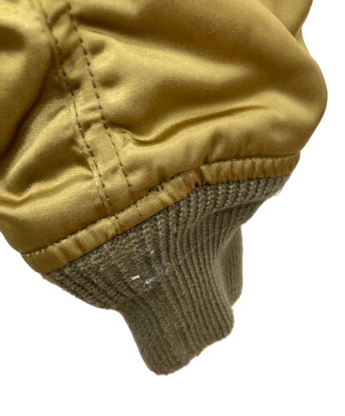 DIESEL（ディーゼル）DIESEL (ディーゼル) リバーシブルフライトジャケット カーキ×ブルー サイズ:Lの古着・服飾アイテム