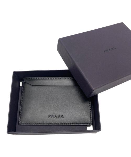 PRADA（プラダ）PRADA (プラダ) カードケース ブラックの古着・服飾アイテム