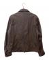 HUGO BOSS (ヒューゴ ボス) ラムレザージャケット/	Mapson3 ブラウン サイズ:54：30000円