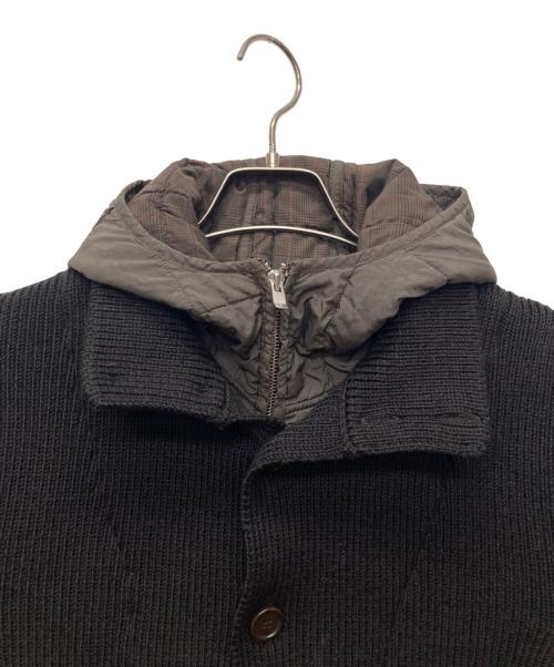 C.P COMPANY（シーピーカンパニー）C.P COMPANY (シーピーカンパニー)  05AW ニットドッキングジャケット ブラウン サイズ:3の古着・服飾アイテム