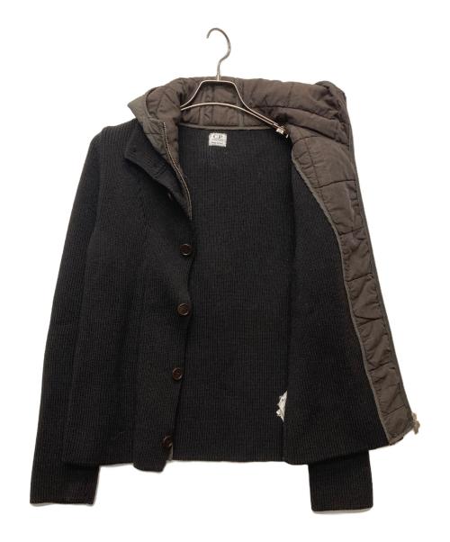 C.P COMPANY（シーピーカンパニー）C.P COMPANY (シーピーカンパニー)  05AW ニットドッキングジャケット ブラウン サイズ:3の古着・服飾アイテム