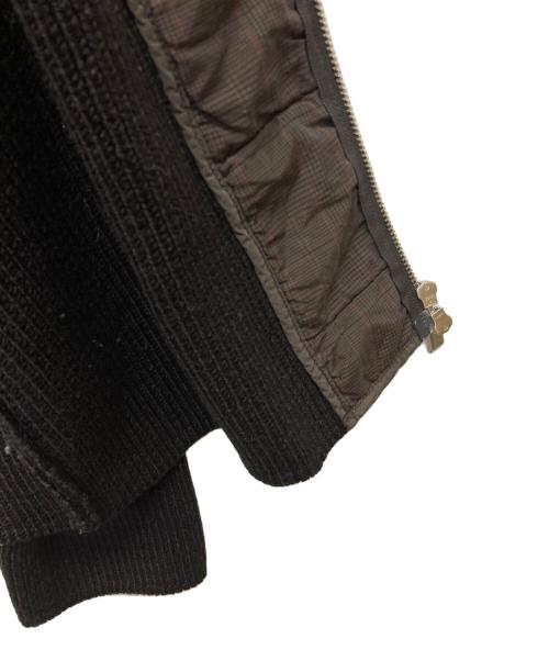 C.P COMPANY（シーピーカンパニー）C.P COMPANY (シーピーカンパニー)  05AW ニットドッキングジャケット ブラウン サイズ:3の古着・服飾アイテム