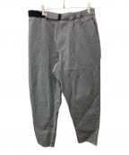 Graphpaperグラフペーパー）の古着「Colorfast Denim Chef Pants」｜グレー