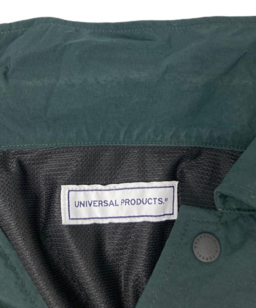 UNIVERSAL PRODUCTS.（ユニバーサルプロダクツ）UNIVERSAL PRODUCTS. (ユニバーサルプロダクツ) Nylon Shell Coach Jackt グリーン サイズ:3の古着・服飾アイテム