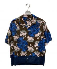 UNDERCOVER（アンダーカバー）の古着「FLOWER SHIRT/UC1A4407-2」｜ネイビー