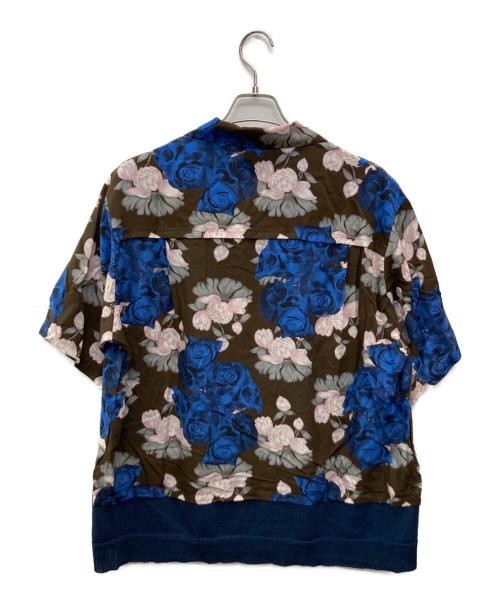 UNDERCOVER（アンダーカバー）UNDERCOVER (アンダーカバー) FLOWER SHIRT/UC1A4407-2 ネイビー サイズ:3の古着・服飾アイテム