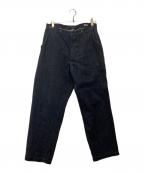 COMOLIコモリ）の古着「デニムオーバーパンツ」｜インディゴ
