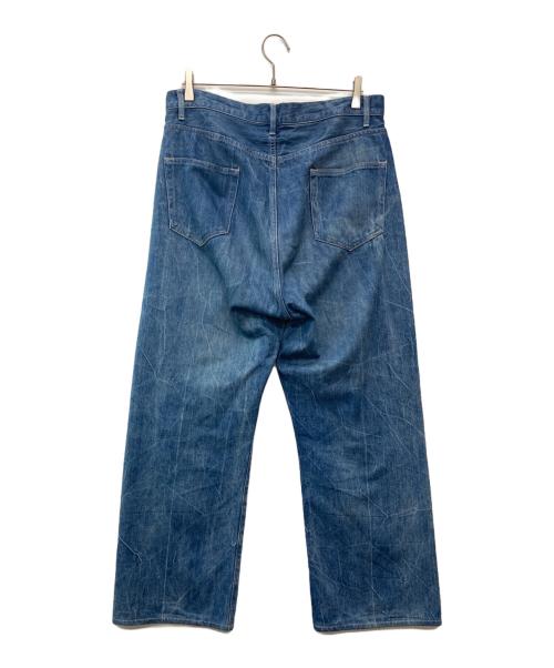 AURALEE（オーラリー）AURALEE (オーラリー) SELVEDGE FADED LIGHT DENIM PANTS ブルー サイズ:4の古着・服飾アイテム