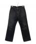 AURALEE（オーラリー）の古着「WASHED HARD TWIST DENIM 5P PANTS」｜ブラック