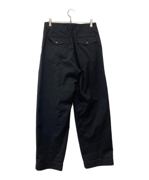 AURALEE（オーラリー）AURALEE (オーラリー) SUPER FINE WOOL COTTON TWILL SLACKS ブラック サイズ:５の古着・服飾アイテム