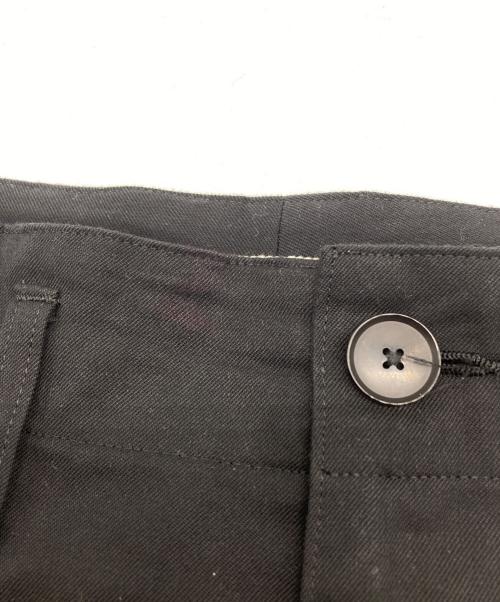 AURALEE（オーラリー）AURALEE (オーラリー) SUPER FINE WOOL COTTON TWILL SLACKS ブラック サイズ:５の古着・服飾アイテム