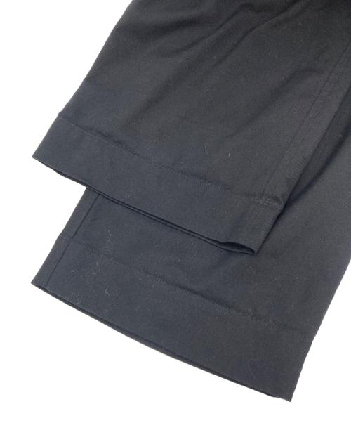 AURALEE（オーラリー）AURALEE (オーラリー) SUPER FINE WOOL COTTON TWILL SLACKS ブラック サイズ:５の古着・服飾アイテム