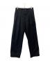 AURALEE（オーラリー）の古着「SUPER FINE WOOL COTTON TWILL SLACKS」｜ブラック