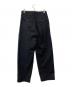 AURALEE (オーラリー) SUPER FINE WOOL COTTON TWILL SLACKS ブラック サイズ:５：15000円