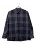 AURALEE（オーラリー）の古着「SUPER LIGHT WOOL CHECK SHIRTS」｜ブラック