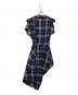 Vivienne Westwood (ヴィヴィアンウエストウッド) ノースリーブチェックワンピース/S26CT0623 ネイビー サイズ:38：13000円