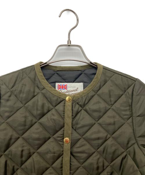 Traditional Weatherwear（トラディショナルウェザーウェア）Traditional Weatherwear (トラディショナルウェザーウェア) キルティングコート ブラウン サイズ:34の古着・服飾アイテム