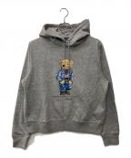 POLO RALPH LAURENポロ・ラルフローレン）の古着「ポロベアパーカー」｜グレー