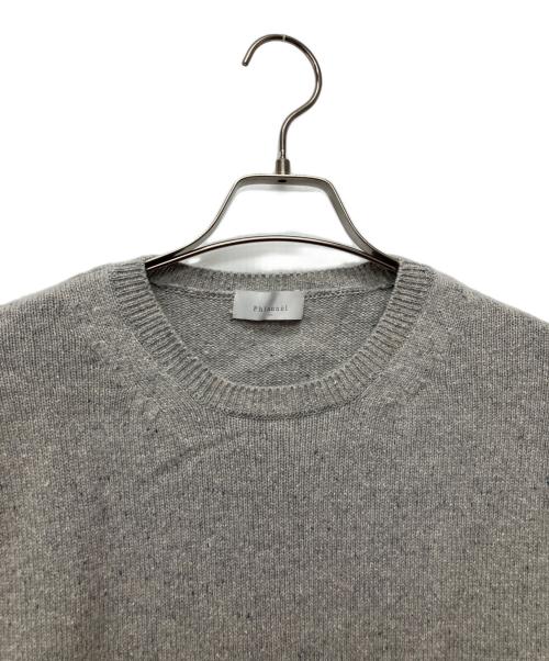 Phlannel（フランネル）Phlannel (フランネル) Cashmer Silk Nep Knit グレー サイズ:2の古着・服飾アイテム