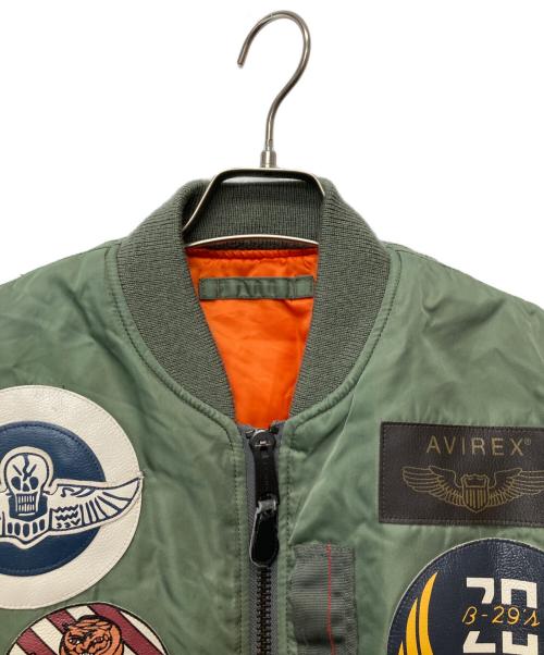 AVIREX（アヴィレックス）AVIREX (アヴィレックス) トップガン MA-1 フライトジャケット グリーン サイズ:MEDIUMの古着・服飾アイテム