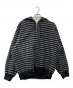 SUPREMEシュプリーム）の古着「Brushed Zip Hooded Sweatshirt」｜グレー