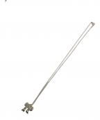 TIFFANY & Co.ティファニー）の古着「リボンモチーフネックレス」｜シルバー