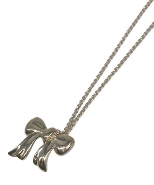TIFFANY & Co.（ティファニー）TIFFANY & Co. (ティファニー) リボンモチーフネックレス シルバーの古着・服飾アイテム