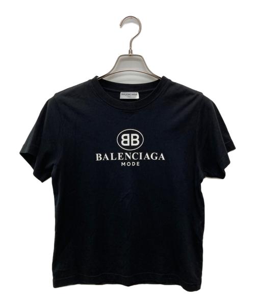 BALENCIAGA（バレンシアガ）BALENCIAGA (バレンシアガ) BBロゴTシャツ/504156 ブラック サイズ:ＸＬの古着・服飾アイテム