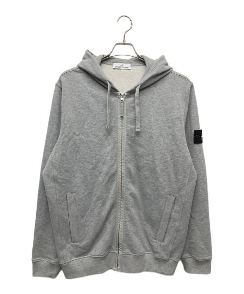 STONE ISLAND（ストーンアイランド）STONE ISLAND (ストーンアイランド) ジップアップパーカー グレー サイズ:XLの古着・服飾アイテム