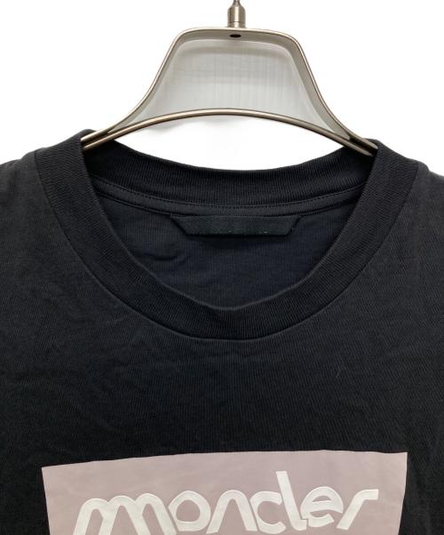 MONCLER（モンクレール）MONCLER (モンクレール) エンボス加工ロゴTEE/J10918C00052 ブラック サイズ:Ｌの古着・服飾アイテム