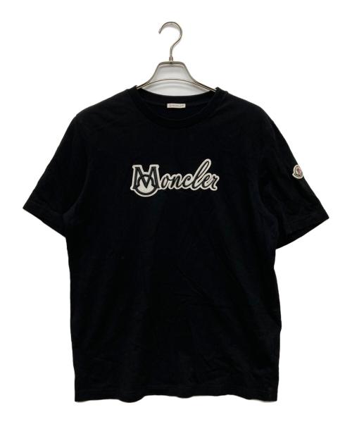MONCLER（モンクレール）MONCLER (モンクレール) Heren Varsity Logo Tee/K10918C00011 ブラック サイズ:Ｌの古着・服飾アイテム