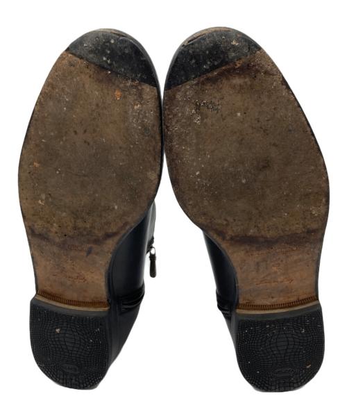 JIMMY CHOO（ジミーチュウ）JIMMY CHOO (ジミーチュウ) サイドジップブーツ ブラック サイズ:42の古着・服飾アイテム