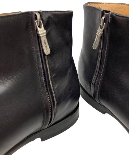 JIMMY CHOO（ジミーチュウ）JIMMY CHOO (ジミーチュウ) サイドジップブーツ ブラック サイズ:42の古着・服飾アイテム
