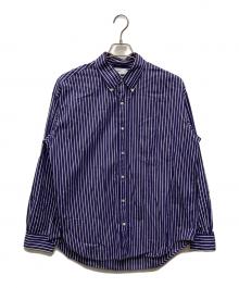 Graphpaper×THOMAS MASON（グラフペーパー×トーマスメイソン）の古着「ボタンダウンシャツ」｜ネイビー