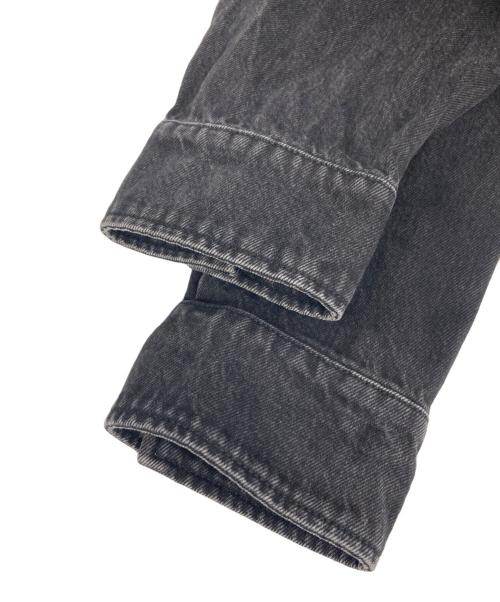 BALENCIAGA（バレンシアガ）BALENCIAGA (バレンシアガ) ピンチドカラーデニムシャツ ブラック サイズ:34の古着・服飾アイテム