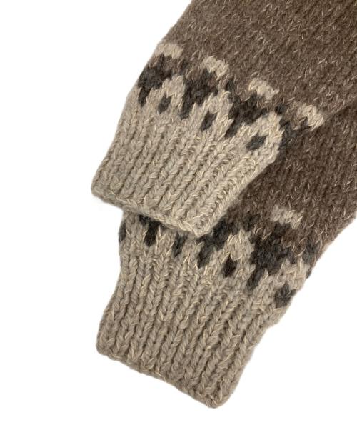 6(ROKU) BEAUTY&YOUTH（ロク ビューティーアンドユース）6(ROKU) BEAUTY&YOUTH (ロク ビューティーアンドユース) NORDIC ASYMMETRY TURTLE NECK KNIT ベージュ サイズ:36の古着・服飾アイテム