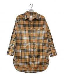 BURBERRY LONDON（バーバリーロンドン）の古着「Riccardo Tisci ノバチェック シャツ」｜ベージュ