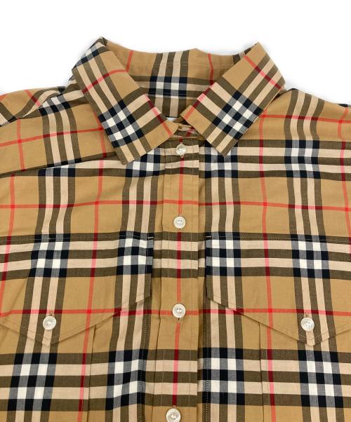 BURBERRY LONDON（バーバリーロンドン）BURBERRY LONDON (バーバリーロンドン) Riccardo Tisci ノバチェック シャツ ベージュ サイズ:44の古着・服飾アイテム