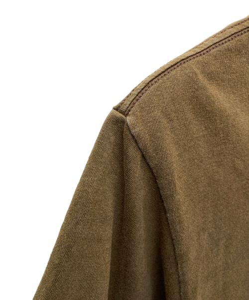 stussy（ステューシー）stussy (ステューシー) ロゴプリントTシャツ ブラウン サイズ:Ｍの古着・服飾アイテム