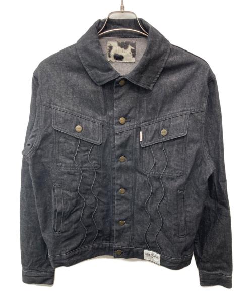 BADWAY（バッドウェイ）BADWAY (バッドウェイ) Wave classic denim jacket ブラック サイズ:Ｍの古着・服飾アイテム