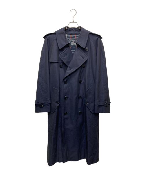 Burberry's（バーバリーズ）Burberry's (バーバリーズ) ロングトレンチコート ネイビー サイズ:92-170-5の古着・服飾アイテム