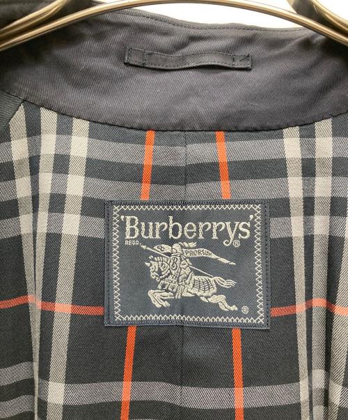 Burberry's（バーバリーズ）Burberry's (バーバリーズ) ロングトレンチコート ネイビー サイズ:92-170-5の古着・服飾アイテム