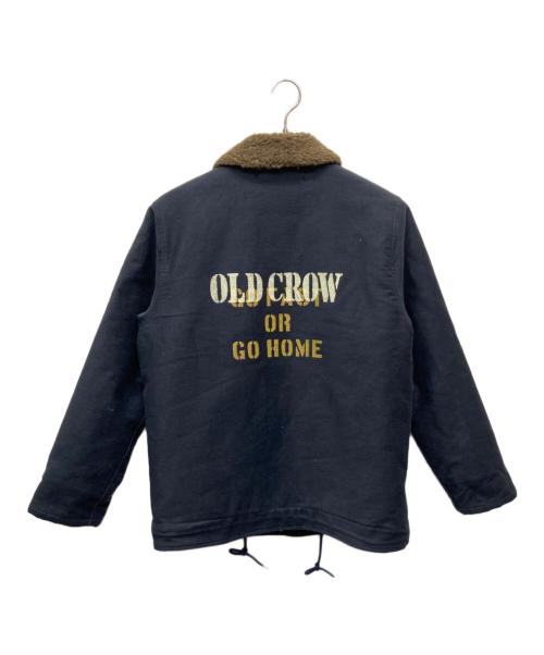 OLD CROW（オールドクロウ）OLD CROW (オールドクロウ) デッキジャケット ネイビー サイズ:XLの古着・服飾アイテム