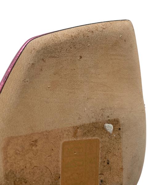 JIMMY CHOO（ジミーチュウ）JIMMY CHOO (ジミーチュウ) IZOBEL SANDAL ピンク サイズ:24.5cmの古着・服飾アイテム