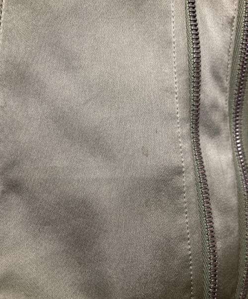 NEIL BARRETT（ニールバレット）NEIL BARRETT (ニールバレット) ダブルジップサテンボンバージャケット オリーブ サイズ:XXSの古着・服飾アイテム