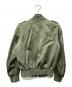 NEIL BARRETT (ニールバレット) ダブルジップサテンボンバージャケット オリーブ サイズ:XXS：13000円