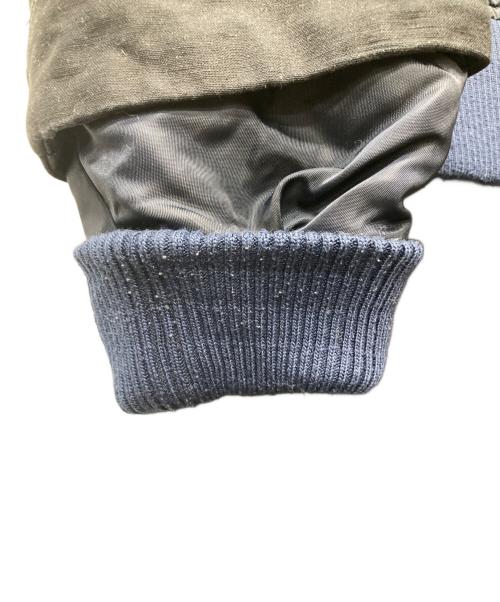 DIESEL（ディーゼル）DIESEL (ディーゼル) MA-1ドッキングモッズコート ネイビー×ブラック サイズ:Mの古着・服飾アイテム