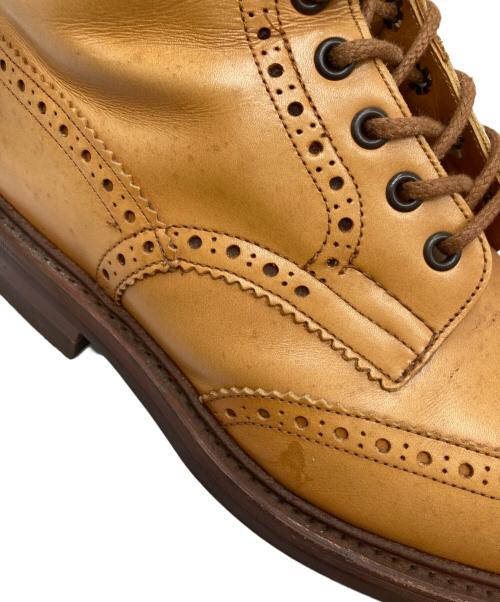 Tricker's（トリッカーズ）Tricker's (トリッカーズ) ウィングチップブーツ ブラウン サイズ:8.5の古着・服飾アイテム
